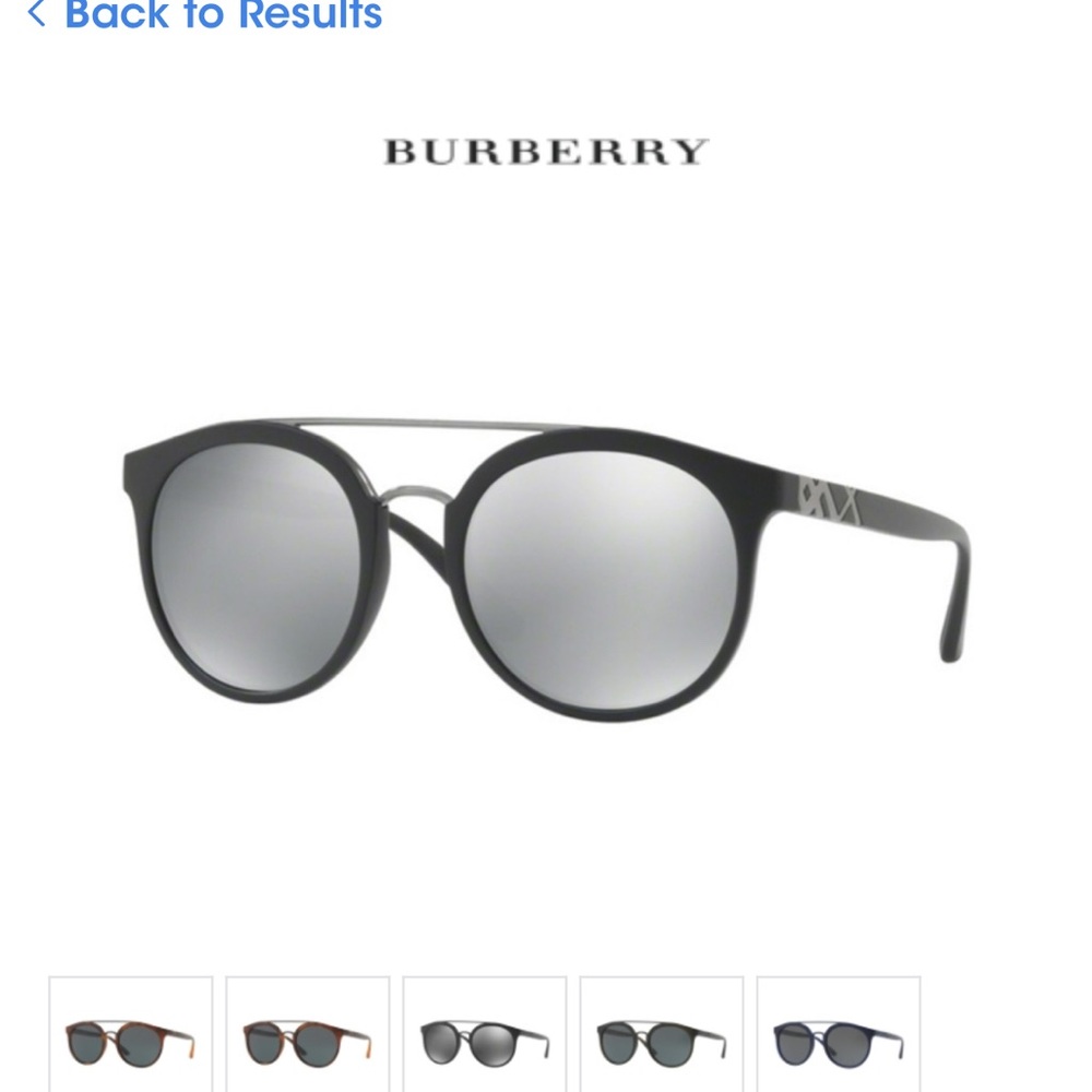 Burberry Black Round Sunglasses - Picture 13 of 14